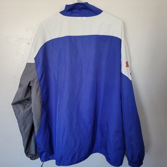 Reebok NFL Team Apparel Men's XXL Blue Jacket Indianapolis Colts Horseshoe Zip - Picture 6 of 7